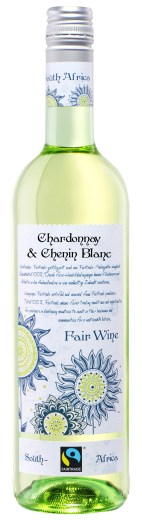 Fairtrade Chardonnay Chenin Blanc 75cl - bottle